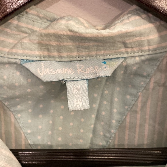 Mint Stripe Pajama Set - Picture 4 of 7